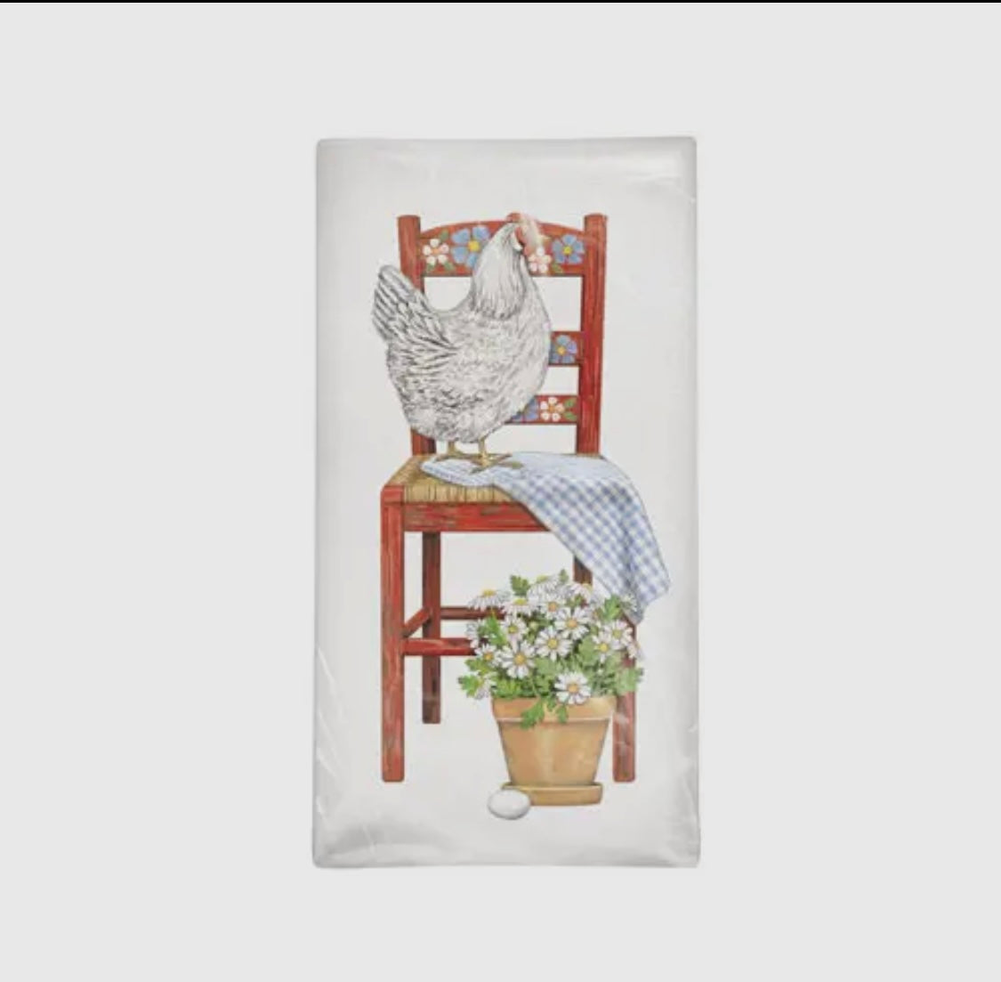 Chicken Chair Flour Sack Towel