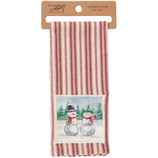 Snowman Kitchen Towel